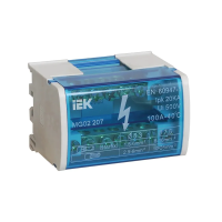 Купить Шины на DIN-рейку в корпусе (кросс-модуль) шнк 2х7 L+PEN (1/50) "IEK"