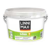 Краска интерьерная "LITEX 7" база 1 (белая) 1,25 л (1) "LINNIMAX"