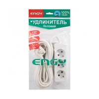 Купить Удлинитель "ENGY гранд" 10 м, 3 розетки с заземл. (пвс 3 х 0,75), белый (1/20)
