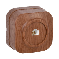 Купить Розетка компьютерная открыт. уст. "GLORY" 1 местн. рк10-хд, RJ45, дуб (1/30/360) "IEK"