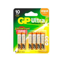 Купить Батарейка GP ULTRA 24AU4/2-2CR6  тип ааа (6 шт. в блистере) (1/12/120)