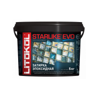 Купить Затирка эпоксидная 2-х комп. "STARLIKE EVO" S.115 GRIGIO SETA, ведро 5 кг (1) LITOKOL