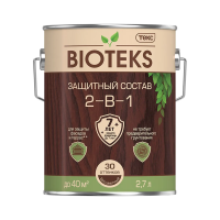 Биотекс бесцветный  2,7 л (1/6) защитный состав  2 в 1 текс