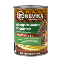 Пропитка декоративная "Классик 2 в 1" палисандр 0,75 л (1/8) "DREVIKA"