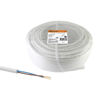 Купить Провод пвс 2 х 1 мм² гост (бухта 100 м) белый (1) TDM SQ0118-0034