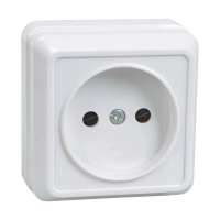 Купить Розетка открыт. уст. "Октава" 1 местн. рс20-2-окм, 10а, кремовый (1/36/432) "IEK"