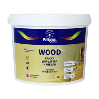 Краска "WOOD" для дерева и мебели акриловая база с 9 л (1) "Пеллигрина жемчуг"