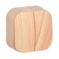 Купить Выключатель открыт. уст. "GLORY" 2-х кл. вс20-2-0-хс, 10а, сосна (1/36/432) "IEK"