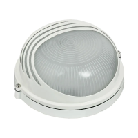 Купить Светильник нпп1307 круг 60 вт IP54, белый, ресничка (1/12) "IEK"