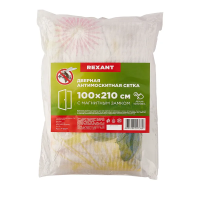 Купить Сетка москитная 1*2,1 м (белая, дизайн цветы, на магнитах) (1/60) "REXANT" 71-0224