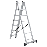 Купить Лестница-стремянка 3 секции по  7 ступеней (1) "Новая высота" NV-1230