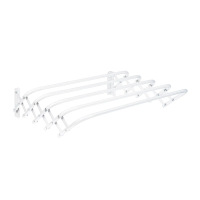 Купить Сушилка для белья настенная складная 90 см (суш. полотно 4,5 м) белая (1/6) сн90/б  "Ника"