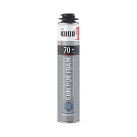 Пена монтажная "KUDO PROFF 70+" профи 1000 мл/1010 г зимняя (ARKTIKA NORD -25°C) (1/12)
