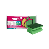 Купить Губки для посуды профил. упак. 3 шт. (1/45) "YORK"