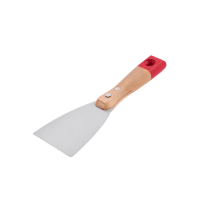 Купить Шпатель зубчатый стальной 80 мм дерев. ручка (1/12/240) "BEOROL"