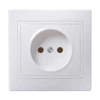Купить Розетка "Кварта" 1 местн. рс10-2-кб, 10а (керам.) белый (1/10/200) "IEK"