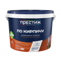 Краска в/д по кирпичу серая 2,4 кг (1/4) "Престиж"
