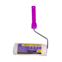 Купить Валик велюр для лака D48/180 мм (ворс 4 мм) бюгель 8 мм (в сборе) (1/36) "KRAFOR" 010-0180