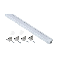 Купить Профиль алюм. для светодиод. ленты 1919 наклад. треугольный 2 м с аксессуарами (опал) (1/40) "IEK"