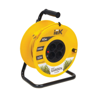 Купить Удлинитель на катушке "GARDEN" с термозащ. 4 розетки, 40 м 2*1 мм (1) "IEK"