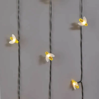 Купить Гирлянда садовая (LED) "Янтарные пчелы" IP65  10 м, солнеч. батарея (1/24) "LAMPER" 602-252