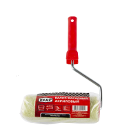 Купить Валик акриловый фасадный D48/180 мм (ворс 12 мм) бюгель 8 мм (в сборе) (1/36) "Кедр"  073-2180