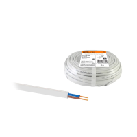 Купить Шнур шввп 2 х 0,5 мм² гост (бухта 20 м) белый (1/10) TDM SQ0120-0005