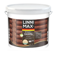 Лазурь деревозащитная "Аква" бесцветная 9 л (1) "LINNIMAX"