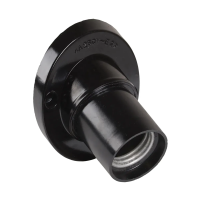 Купить Патрон для лампы угловой настенный пкб27-04-к31 карболитовый е27, черный (1/50/200) "IEK"