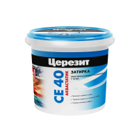 Купить Затирка се 40 AQUASTATIC №04 серебристо-серая, ведро 1 кг (1/12) "CERESIT"