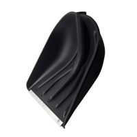 Купить Лопата снег. пласт. (ковш) 420 х 410 мм C алюм. пластиной "Шабашка" 145-0023