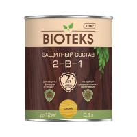 Биотекс сосна  0,8 л (1/14) защитный состав  2 в 1 текс