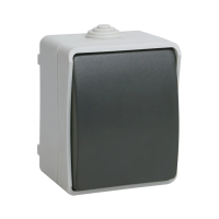 Купить Выключатель открыт. уст. "Форс" 1 кл. вск20-1-0-фср, IP54 (1/10/100) "IEK"