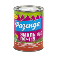 Эмаль "Фазенда" пф-115 синяя 0,9 кг (1/14) текс