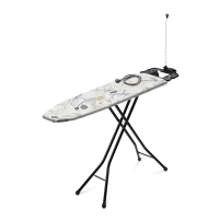 Купить Доска гладильная "HAUSHALT BRUNA" (ORCHID) 122 х 34 см (1/3) металл тефлон "Ника" вRт/о