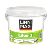Краска интерьерная "LITEX 1" база 1 (белая) 2,5 л (1) "LINNIMAX"
