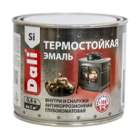 Эмаль термостойкая "DALI" серебро 0,4 л (1/6) "Рогнеда"