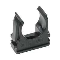 Купить Держатель для трубы с защелкой CF16 черный (упак. 10 шт.) (1/50) "IEK"