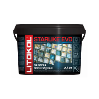 Купить Затирка эпоксидная 2-х комп. "STARLIKE EVO" S.225 TABACCO, ведро 2,5 кг (1) LITOKOL