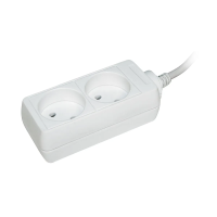 Купить Удлинитель 2 розетки, 2P/3 м 2*0,75 мм, 10а (1/15/60) "IEK"