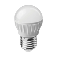 Купить Лампа светодиодная (LED)  "Онлайт" G45  шар  10W 4000 к  E27, матов., хол. свет (1/100) промо 82 913