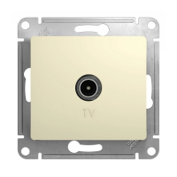 Купить Розетка телевизионная "GLOSSA" коннектор (механизм) бежевый (1/10/160) "SCHNEIDER"