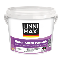 Краска фасадная "SILIKON ULTRA FASSADE" база 1 (белая) 2,5 л (1) "LINNIMAX"
