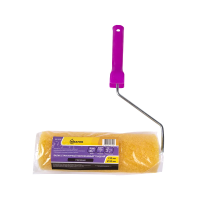 Купить Валик структурный поролон. "Гладкий"  D80/230 мм бюгель 6 мм (в сборе) (1/50)  "KRAFOR" 085-0250