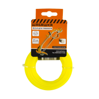 Купить Леска для триммера 2,4 мм 15 м, круглая (1/100/200) "Шабашка" 034-4033