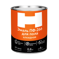 Эмаль пф-266 "H" желто-коричневая 0,8 кг (1/14) 212008