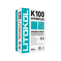Купить Клей для плитки для внутр. работ "HYPERFLEX K100" 20 кг (белый) (1) LITOKOL