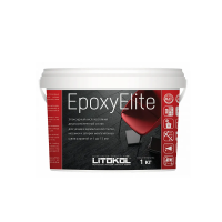 Купить Затирка эпоксидная 2-х комп. "EPOXYELITE" E.01 зефир, ведро 1 кг (1) LITOKOL