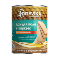 Лак паркетный глянцевый  1,8 кг (1/6) "DREVIKA"