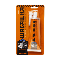 Герметик силикон. санитарный белый 85 мл (1/12/144) "Шабашка"